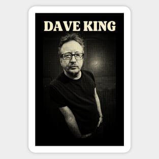 Dave King - Vintage 80s Sticker